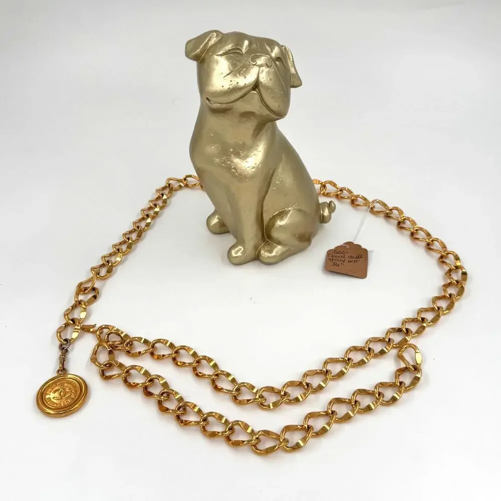 Chanel Vintage Double Strand Belt 36\